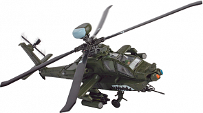 Модель вертолета AH-64D Apache Longbow США, Ирак 2013, 1:48 (Unimax, 84006_md)